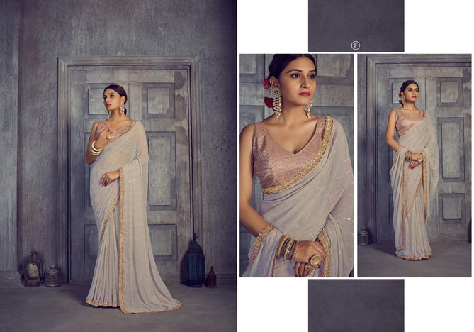 Ynf Filmora Sequence Georgette Sarees Catalog
